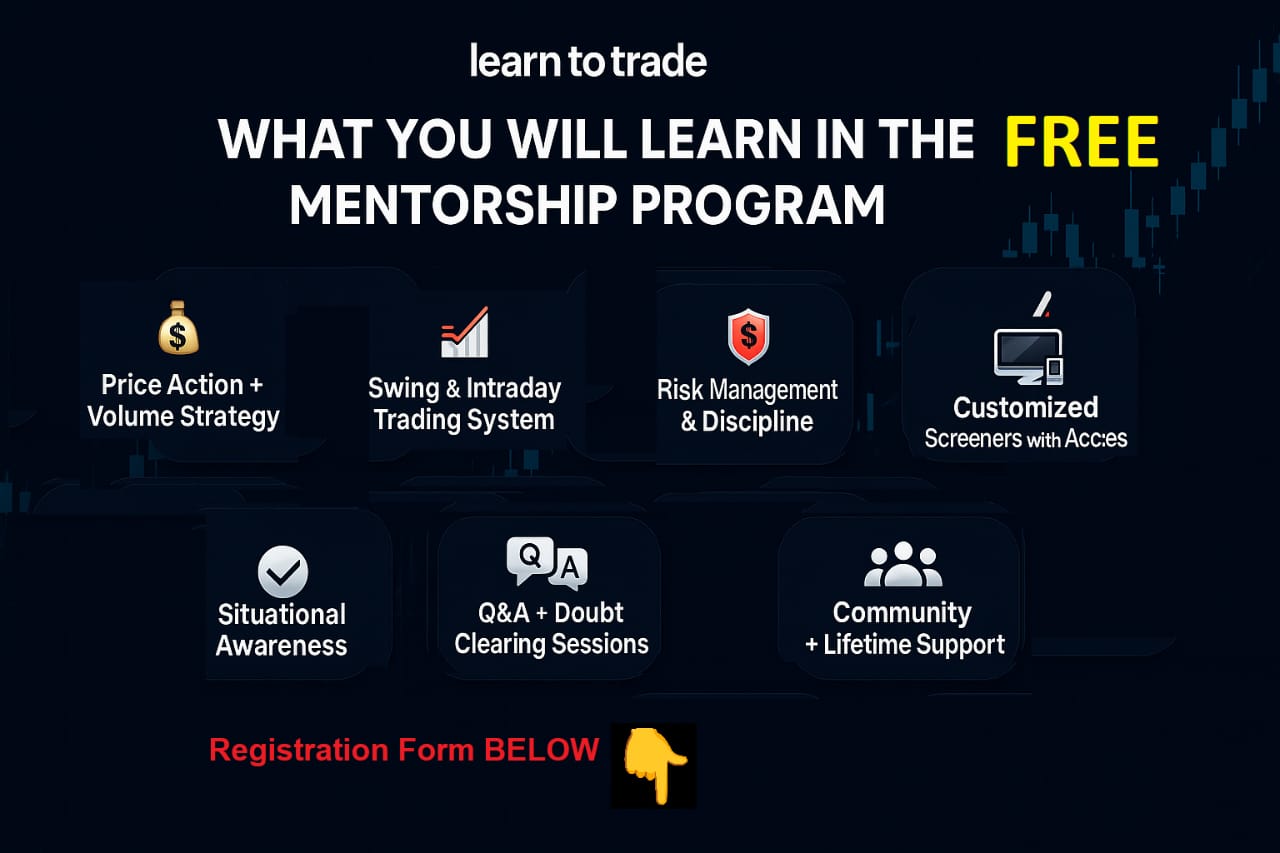 Free swing and intraday trading mentorship – Registration Form Free swing and intraday trading mentorship – Registration Form