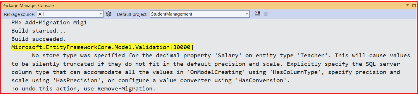 Generating and Applying Migrations