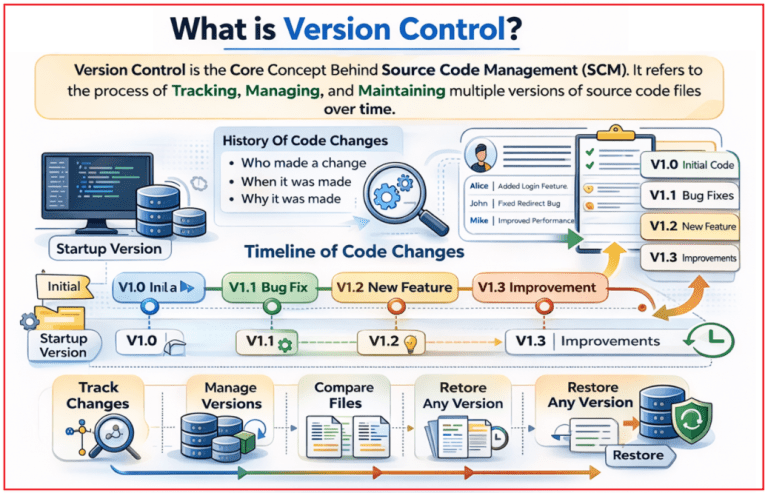 Introduction to Source Code Management - Git - Dot Net Tutorials