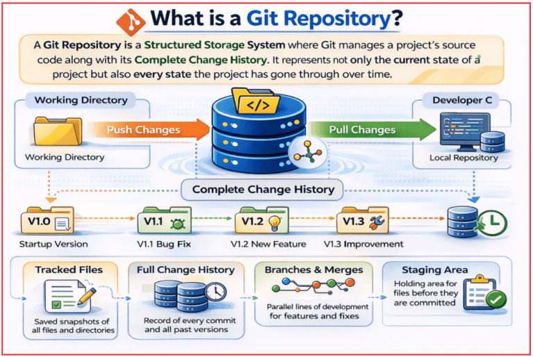 Introduction to Source Code Management - Git - Dot Net Tutorials