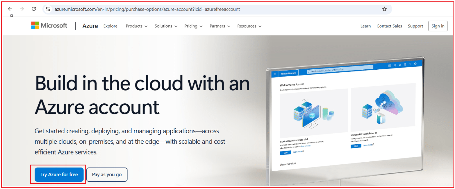 How to Create a Regular Azure Free Account
